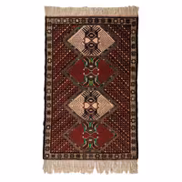 فرش دستباف دو متری طرح خراسان  کد 4020337