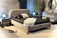 سرویس خواب کد 736 شامل تخت – دراور – قاب آینه – پاتختی