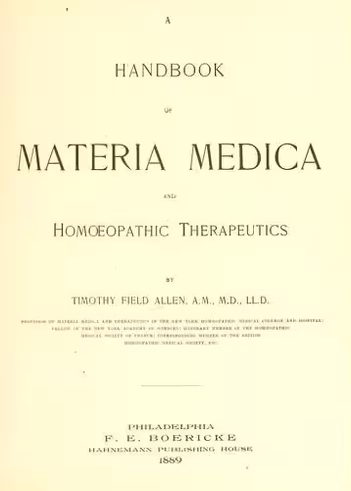 خرید و دانلود نسخه کامل کتاب Timophy. Handbook of Materia Medica and Homoeopathic Therapeutics