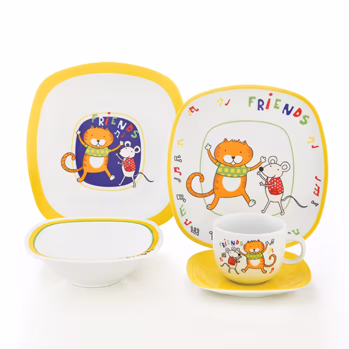 سرویس چینی 5 پارچه کودک دوستان