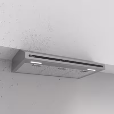 هود زیرکابینتی 8003 سفید بیمکث 60 سانت