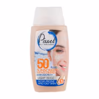 کرم ضد آفتاب رنگی light پیکسل spf50 مناسب پوست چرب و جوشدار حجم 50ml