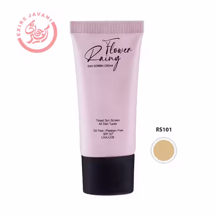 کرم ضد آفتاب رینی فلاور spf 50 کد 101