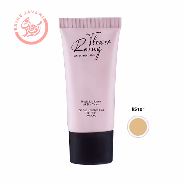 کرم ضد آفتاب رینی فلاور spf 50 کد 101