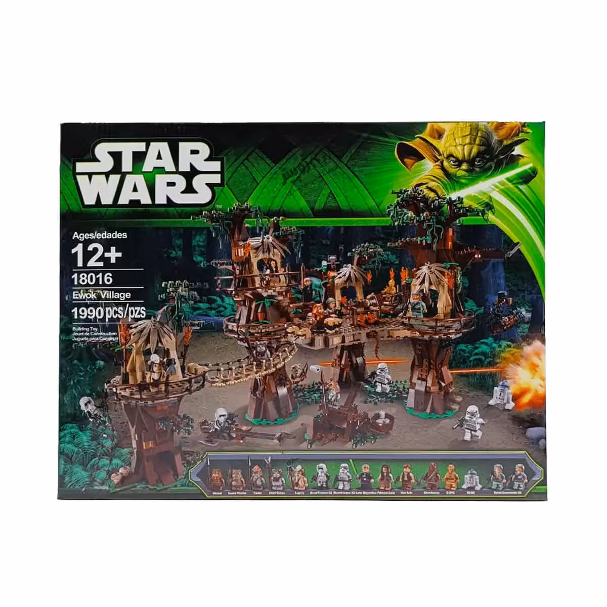 ساختنی لگو استاروارز دهکده Ewok کد 18016 برند لپین