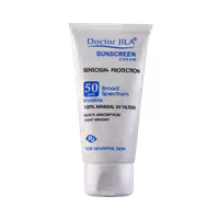 کرم ضدآفتاب سنسوسان پروتکشن بی‌رنگ Spf50 دکتر ژیلا حجم 50 میلی‌لیتر
