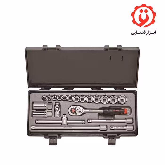 جعبه بکس 3/8 درایو 21 عددی 6 پر فورس مدل 3212