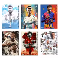 دفتر مشق 50 برگ آلبالو مدل فوتبالی بسته 6 عددی | چاوه