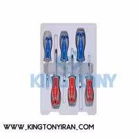 31116MR – ست پيچ گوشتي ساده  دو سو – چهار سو   6 عددي کينگ توني