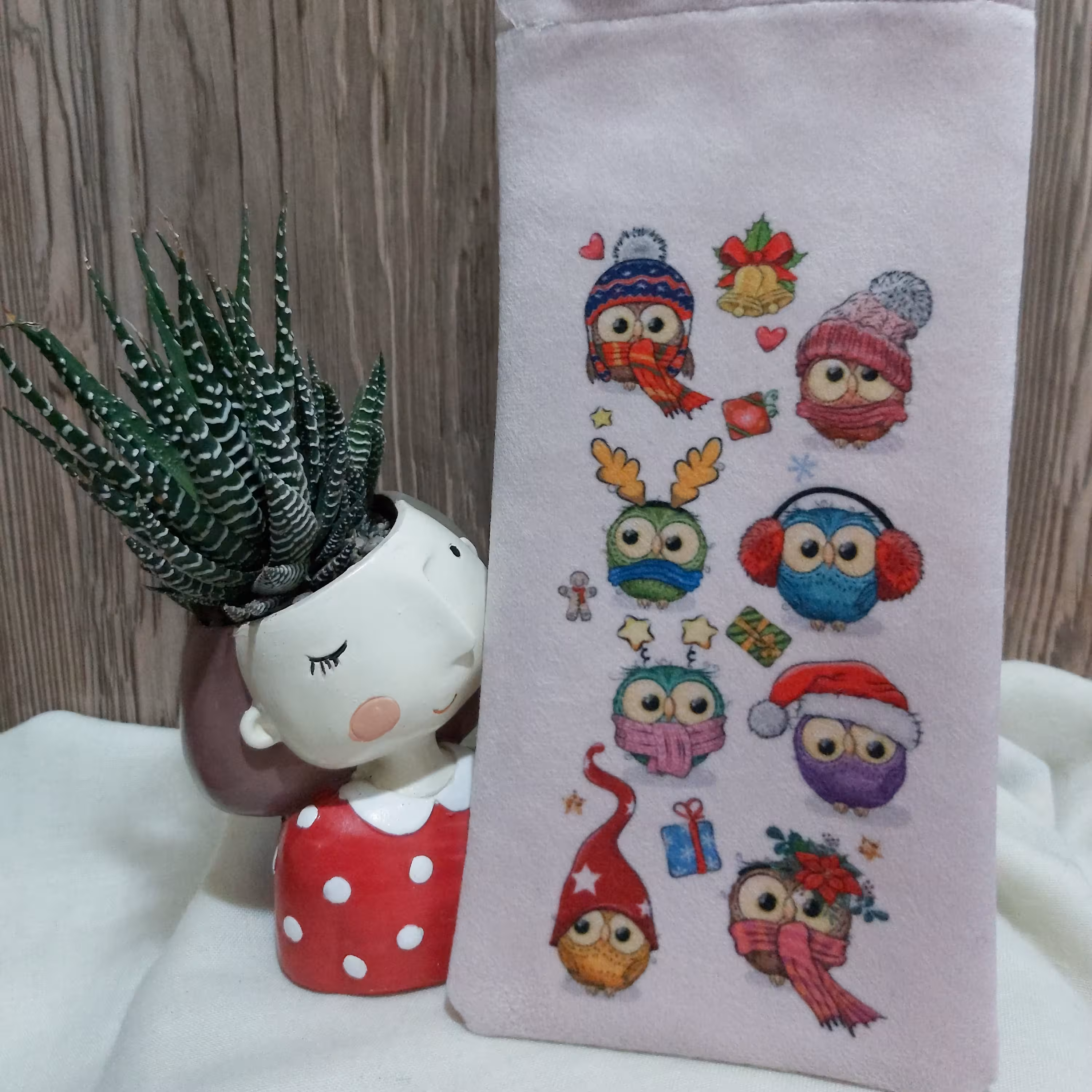 کیف موبایل پارچه ای چاپی طرح  کارتونی  مدل Tarhine-c03