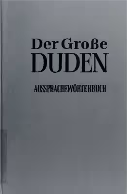 خرید و دانلود نسخه کامل کتاب Der große Duden. Band 6. Aussprachewörterbuch