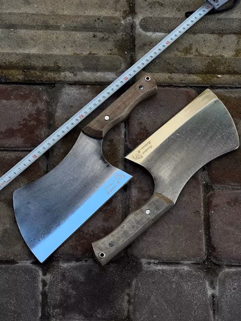 ساطور مخصوص استخوان  8 میل ضخامت  طول کار  33 سانت