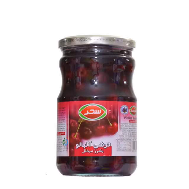 ترشی آلبالو سحر 670 گرمی