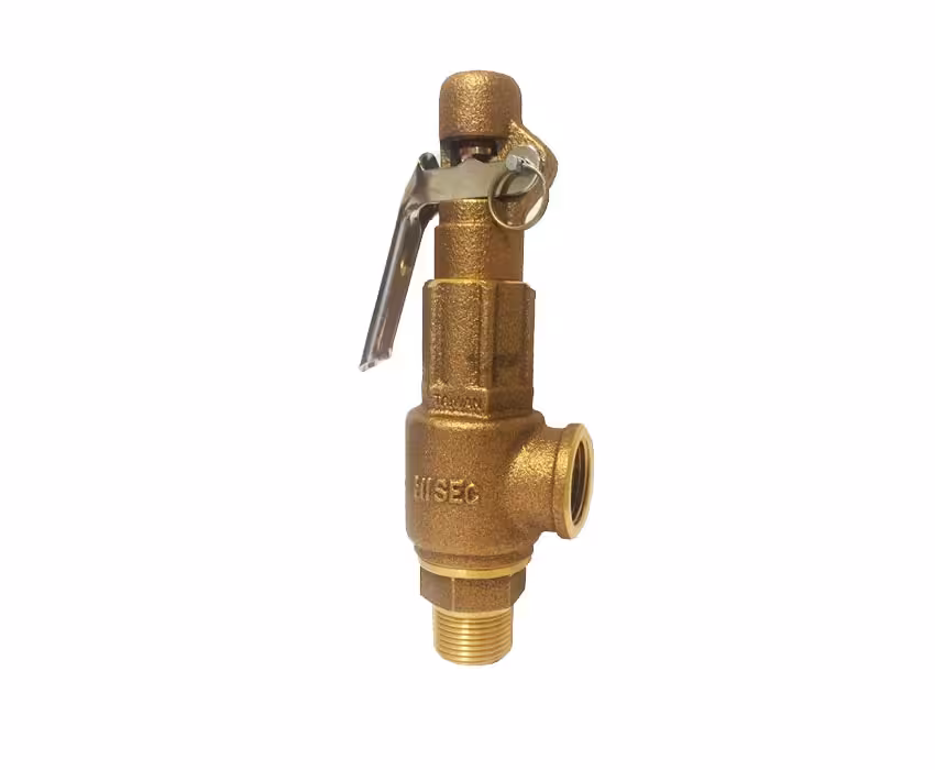 شیر اطمینان برنجی دسته دار 1 اینچ هایسک