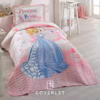 روتختی پنبه دوزی دخترانه طرح پرنسس مدل Vanessa