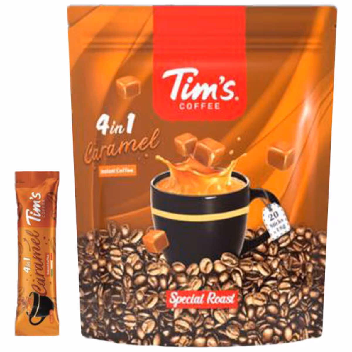 پودر کافی میکس 4 در 1 تیمز 20 عددی