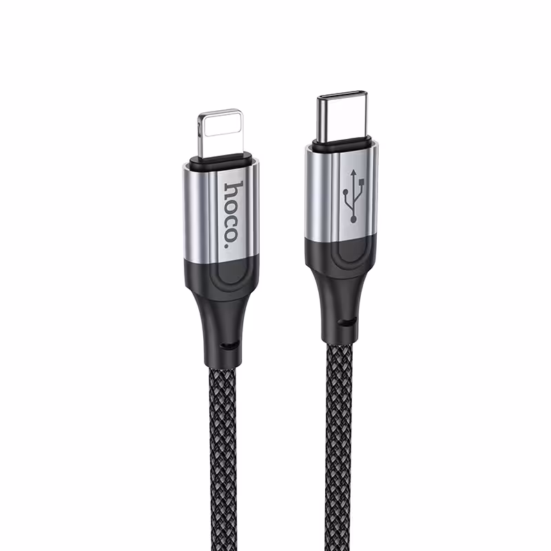 کابل شارژ 20 وات Lightning به USB-C هوکو مدل X102 طول1 متر