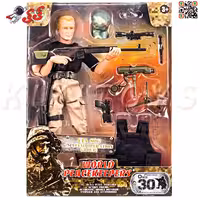 اکشن فیگور سرباز تک تیرانداز با تجهیزات نظامی 90211 برند ام اند سی