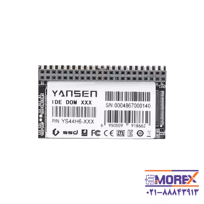 هارد صنعتی SSD IDE DOM یانسن | YANSEN مدل YS44H6-16 ظرفیت 16GB