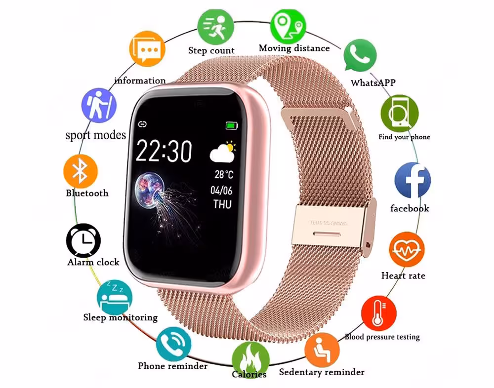 ساعت هوشمند مدل P80 | طرح اپل واچ