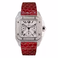 ساعت مچی کارتیر مدل Cartier Santos Diamonds 9769Q