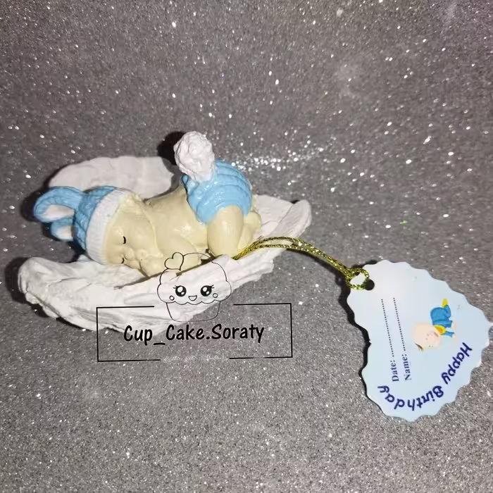 گیفت نوزاد خرگوشی (طرح بال  پسرانه)