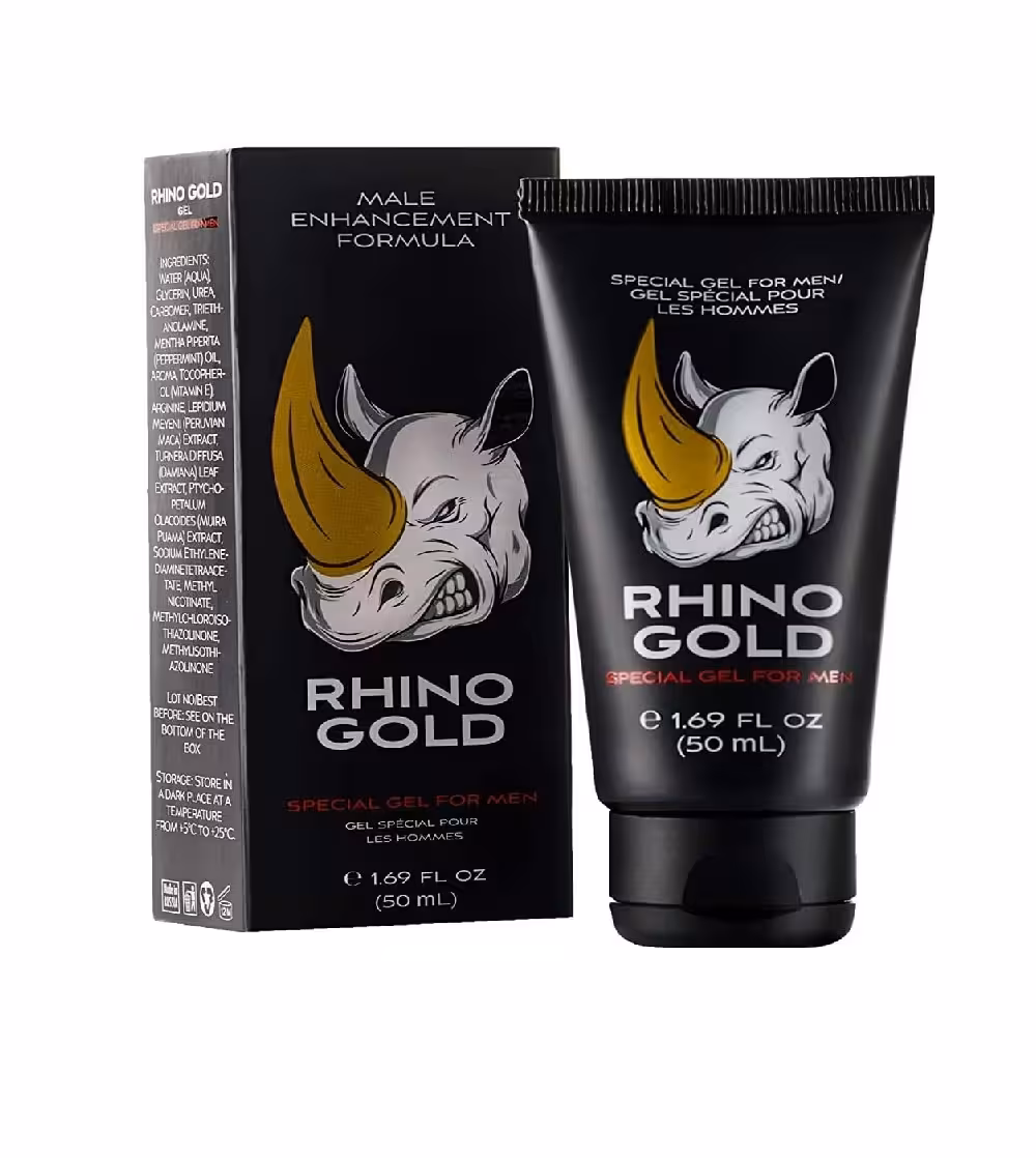 ژل حجم دهنده و تقویت نعوظ اقایان گرگردن گلد RINO GOLD اورجینال 50میل ( قوی تر از تیتان و لارگو )