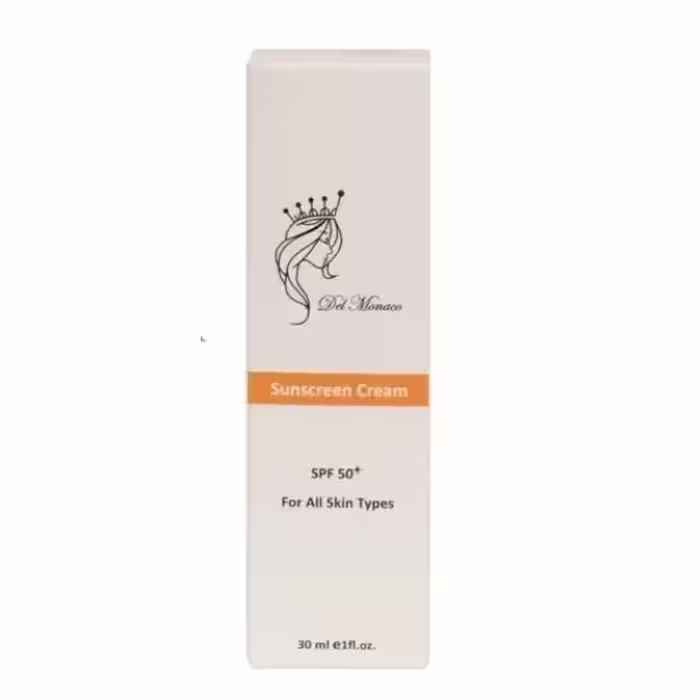 کرم ضدآفتاب 01 با spf50 دل موناکو 30 میل