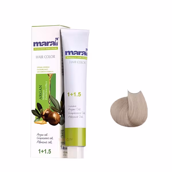 رنگ مو مارال هایلایت شماره 12.21 رنگ یخی قطبی حجم 100 میلی لیتر