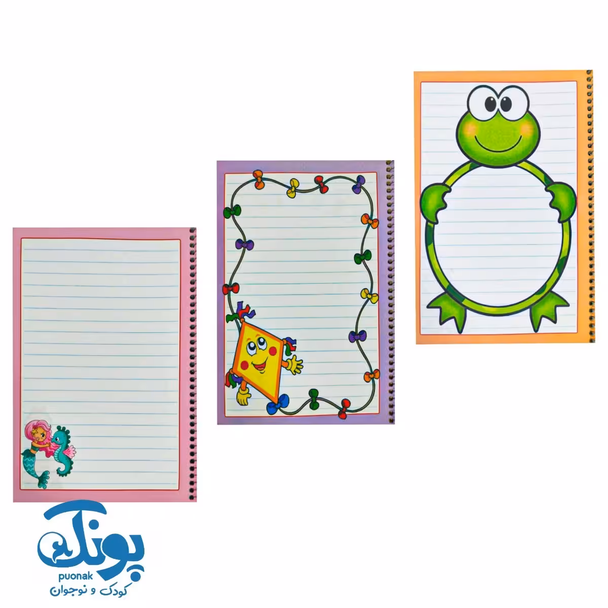 دفتر مشق 40 برگ حاشیهدار دخترانه خانه الفبا