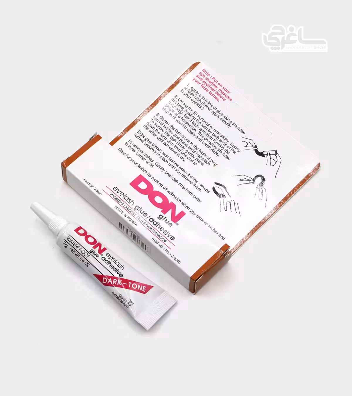 چسب مژه موقت 7 گرم تیوپی دان Don