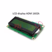 نمایشگر LCD 2x16 با پس زمینه آبی منفی، مدل ADM 1602k