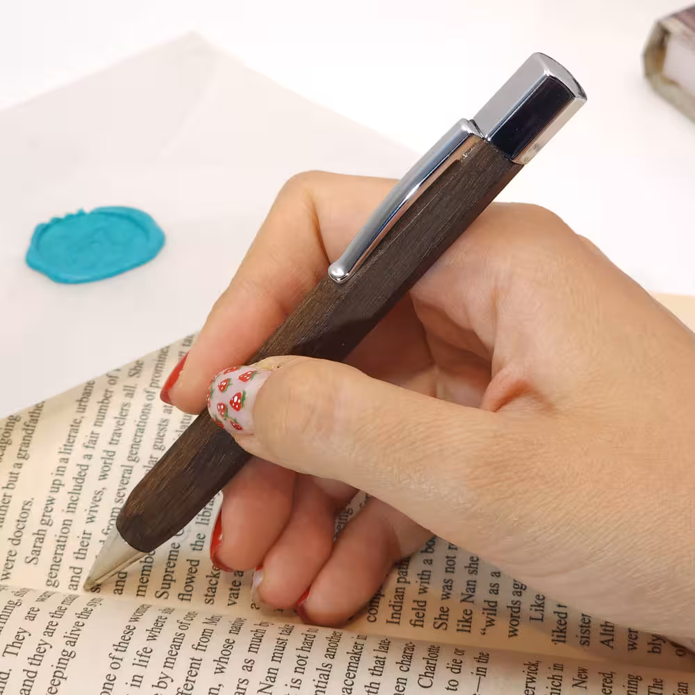 فابرکاستل خودکار اوندرو چوب بلوط دودی 147508 Faber-Castell Ondoro smoked oak twist ballpoint pen