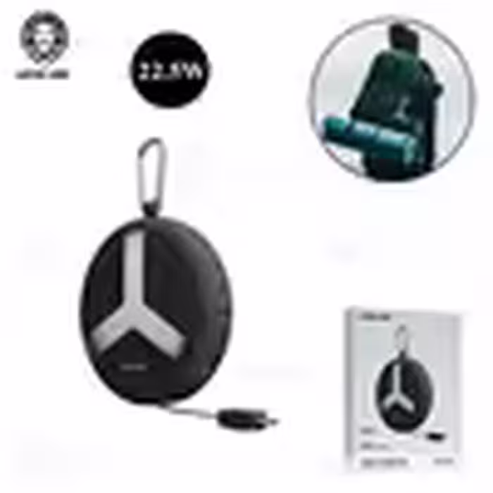 پاوربانک 10000 گرین لاین Green Lion Orbit Charge GNORCH10PBBK توان 22.5 وات همراه با کابل متصل