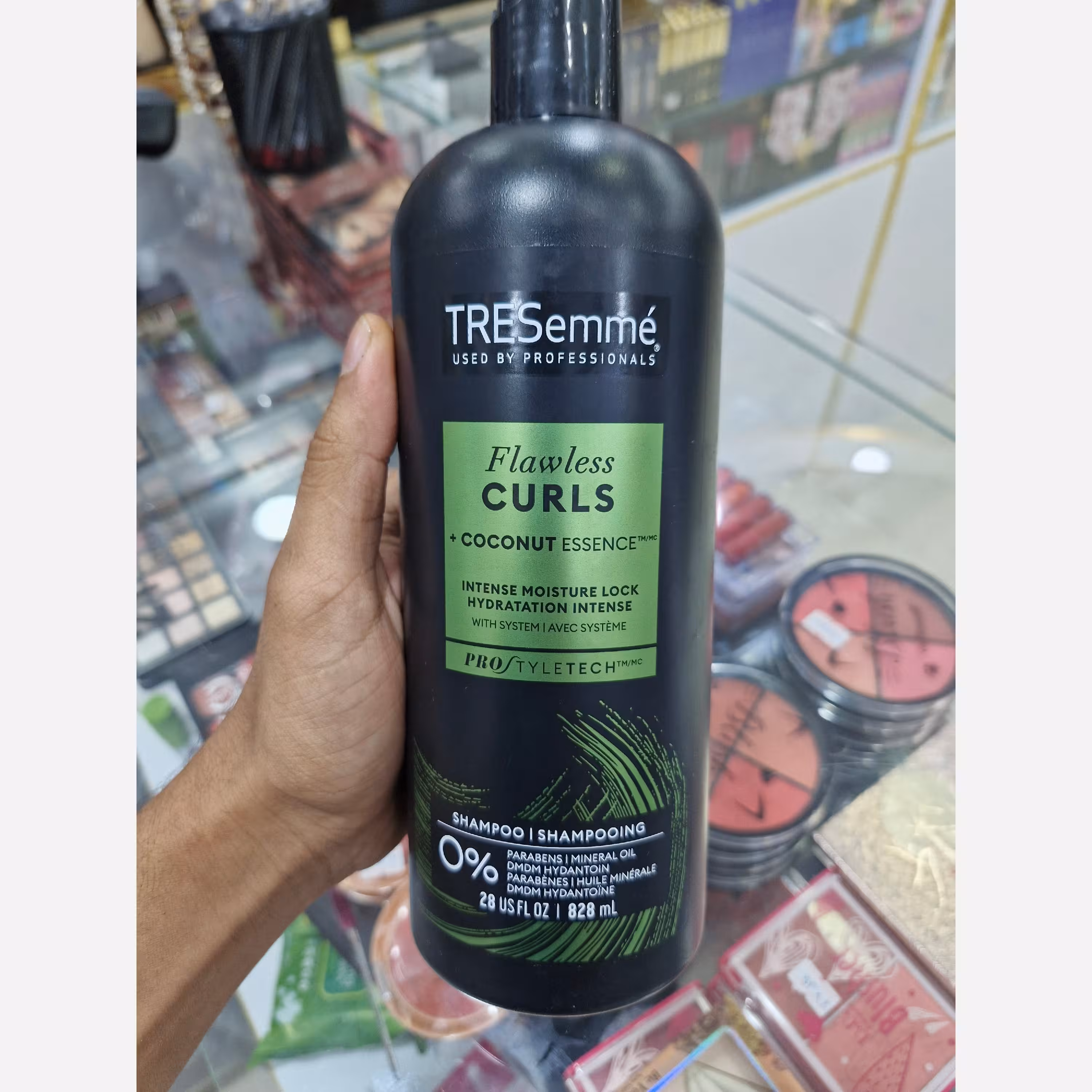 شامپو ترزمه(ترسمی) مخصوص موهای فر 828 میل آمریکا TRESemme Flawless CURLS