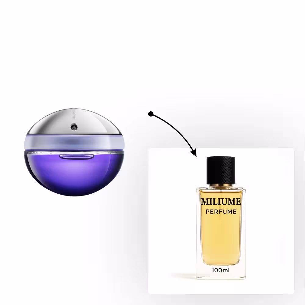 اسانس عطر Paco Rabanne Ultraviolet Women برند RenneTouch - کد 1404 - پاکو رابان الترا ویولت 100ML - میلیوم پرفیوم