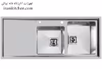 سینک اخوان مدل 600 توکار