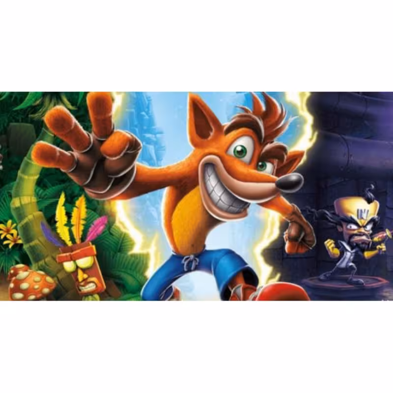 برچسب پلی استیشن 2 طرح کراش