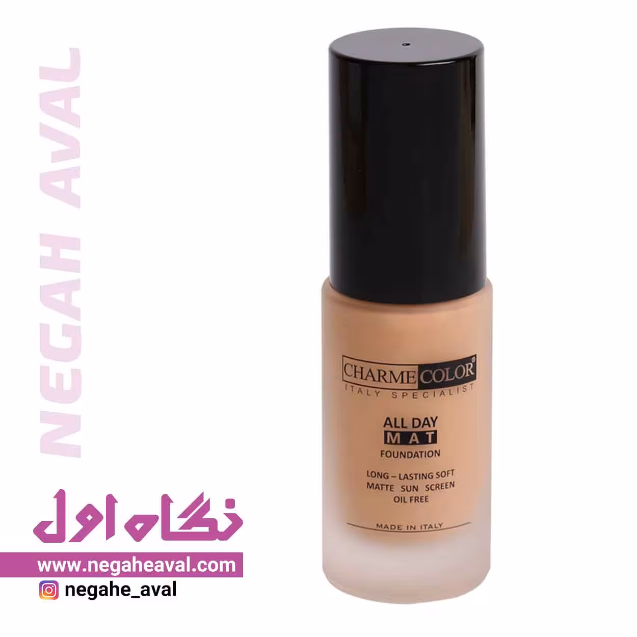 کرم پودر ALL DAY MAT چارم کالر شماره 001