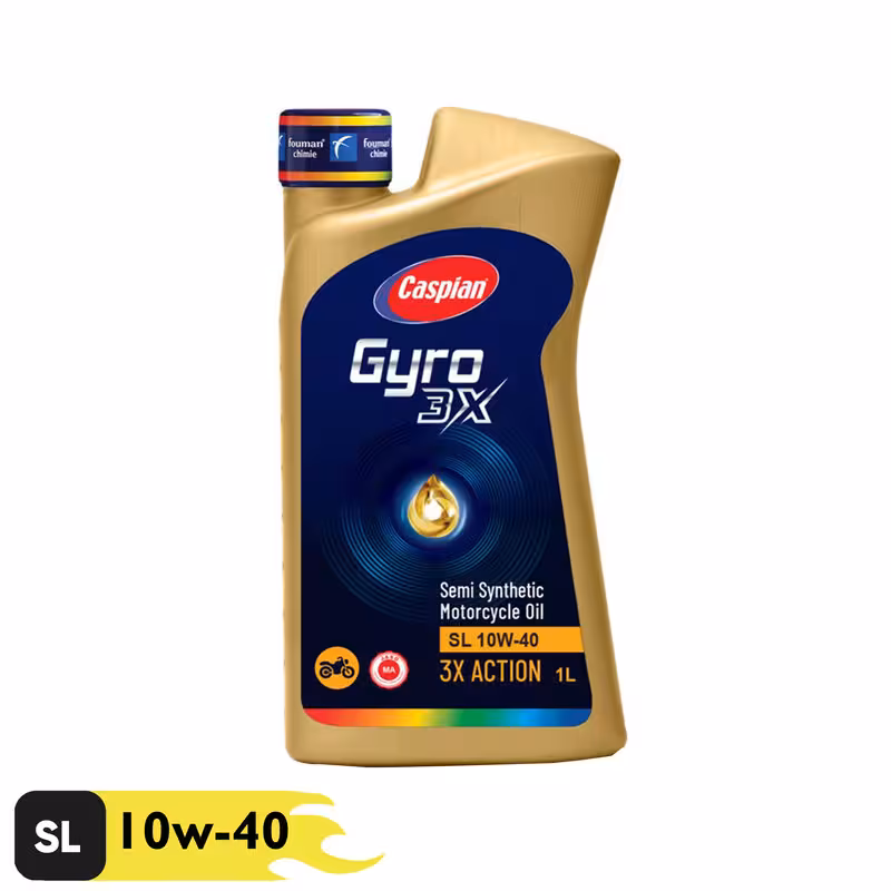 روغن موتورسیکلت کاسپین مدل SL-10W-40 حجم 1 لیتر | کالا مکس