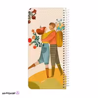 دفترچه یادداشت 100 برگ سیمی پالتویی جلدسخت مسترنوت