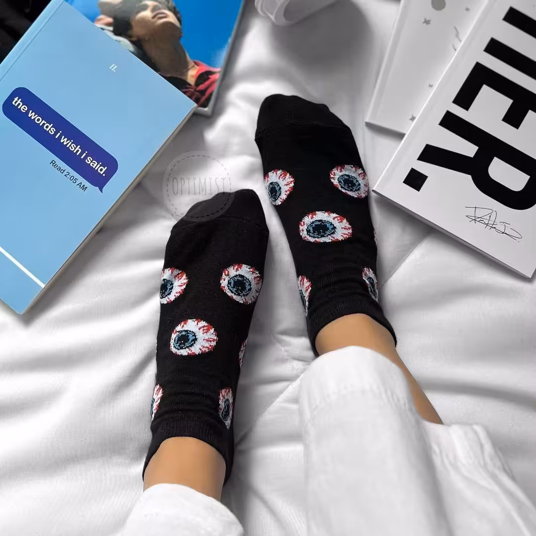 جوراب مچی تخم چشم نخ پنبه فری سایز