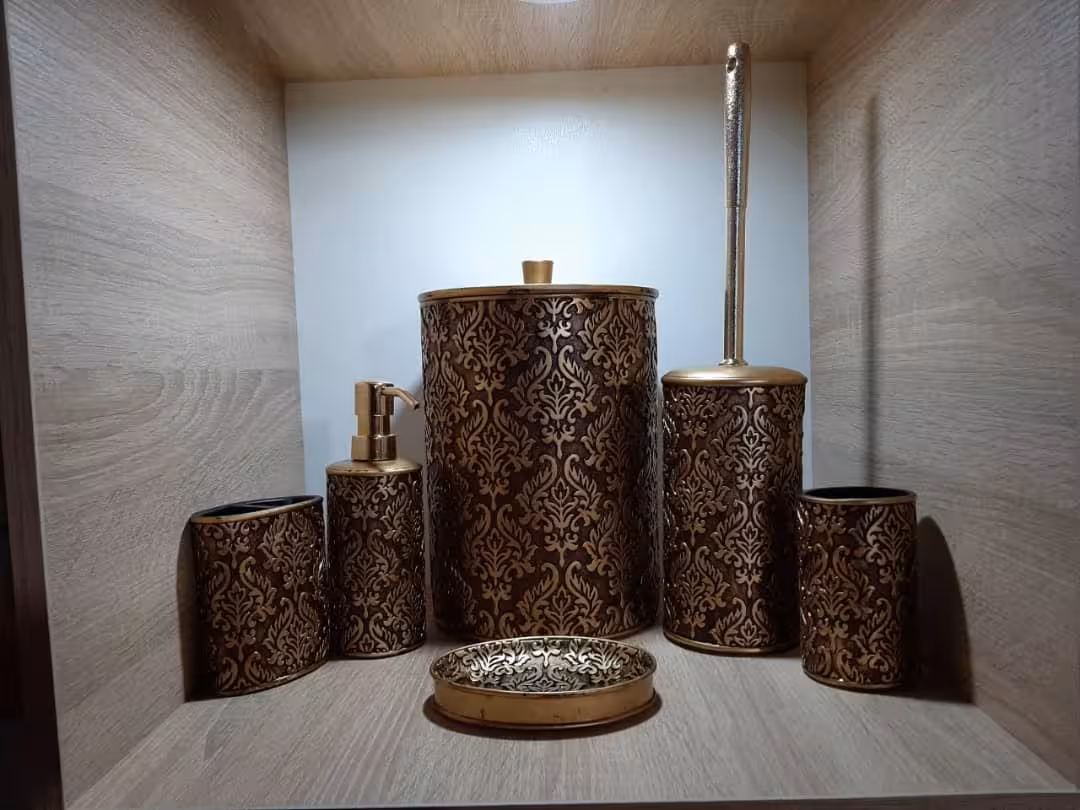 ست سرویس لوازم بهداشتی طرح فرش کد 101381