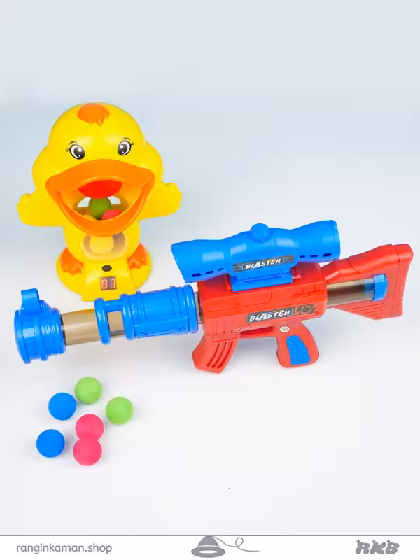 تفنگ بادی با هدف اردک کدAir gun with duck aim 6664