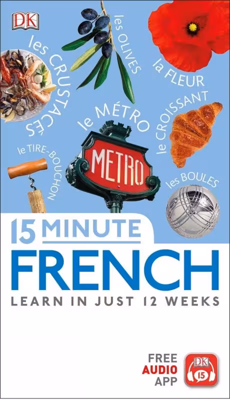 کتاب آموزش فرانسه در 15 دقیقه 15Minute French