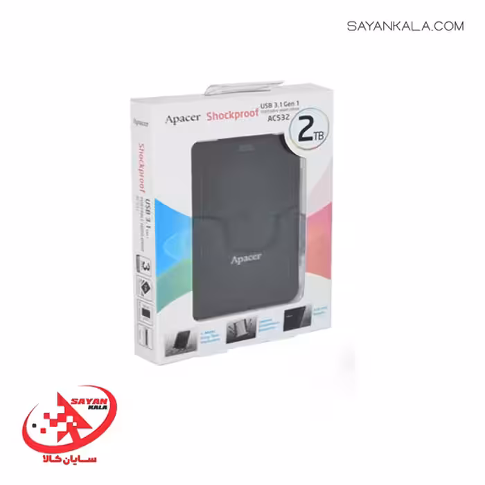 هارد اکسترنال اپیسر مدل HDD EXTERNAL APACER AC532 2TB
