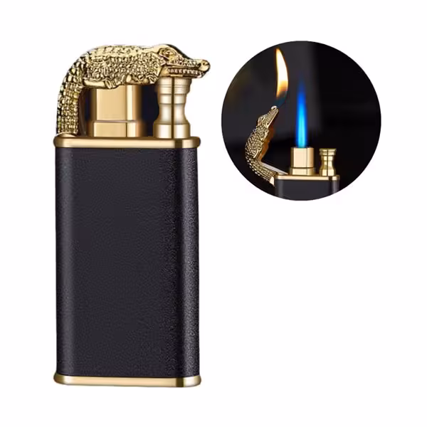 فندک دو حالته لاکچری مدل تمساح