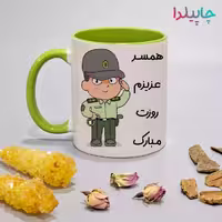 لیوان سرامیکی با طرح نیروی انتظامی 3