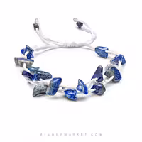 دستبند زفیروس لاجورد