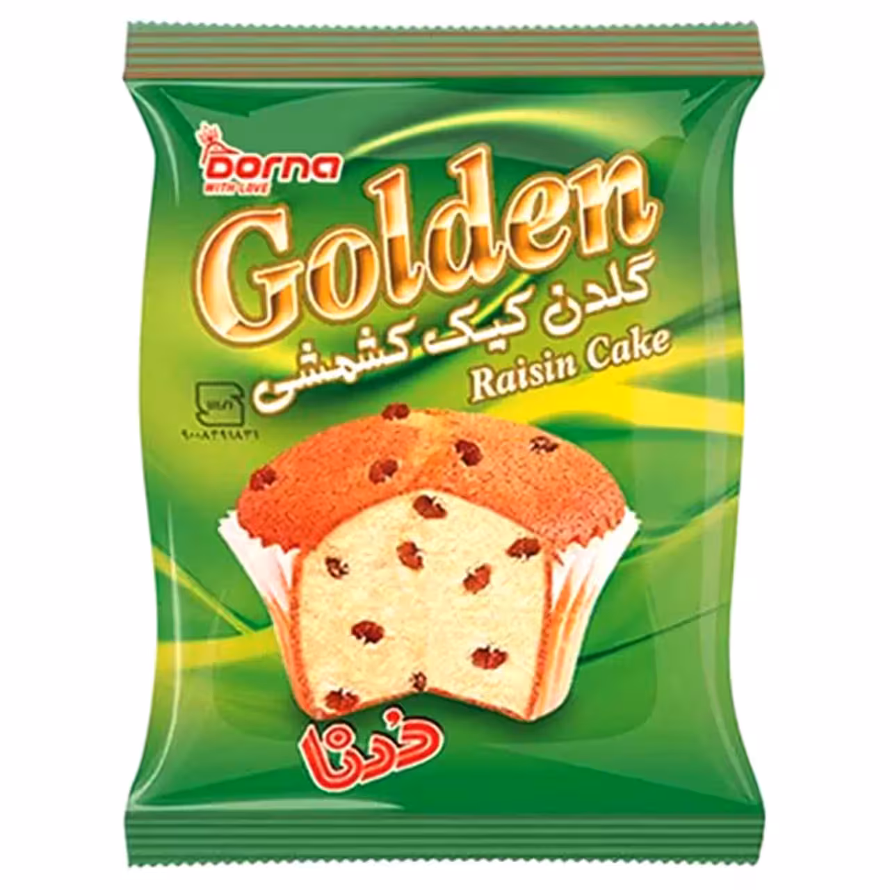 گلدن کیک کشمشی درنا – 70 گرم